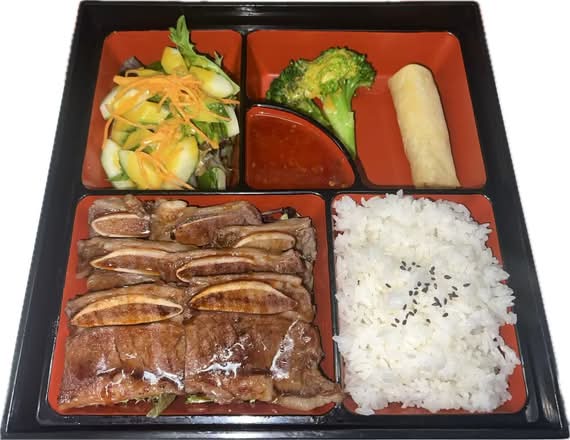 Beef Short Ribs Bento Box 牛仔骨便當